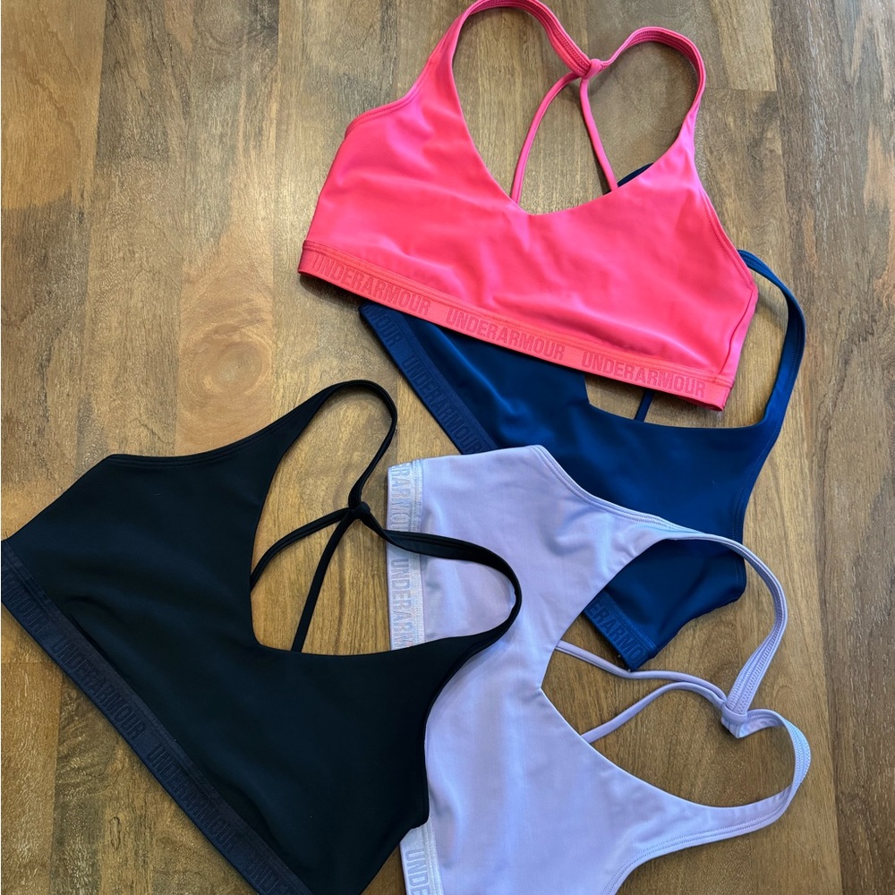 Under Armour Women's Sports Bra Set - Pink, Black, Purple, and Blue
